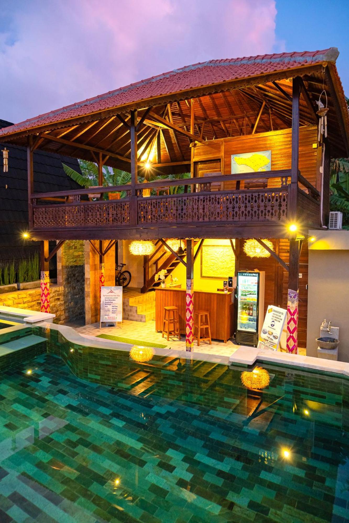 The Pyramid Ubud River Villas Gianyar  Bagian luar foto