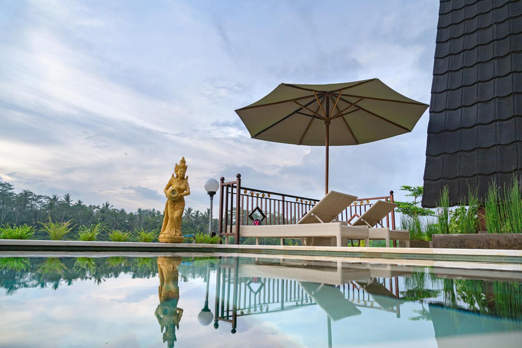 The Pyramid Ubud River Villas Gianyar  Bagian luar foto