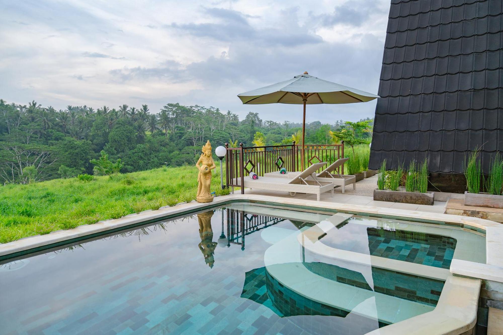 The Pyramid Ubud River Villas Gianyar  Bagian luar foto