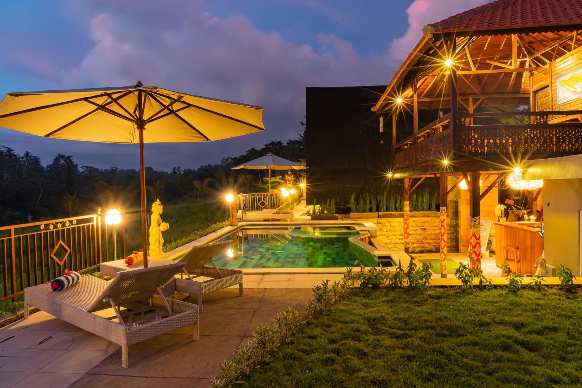 The Pyramid Ubud River Villas Gianyar  Bagian luar foto