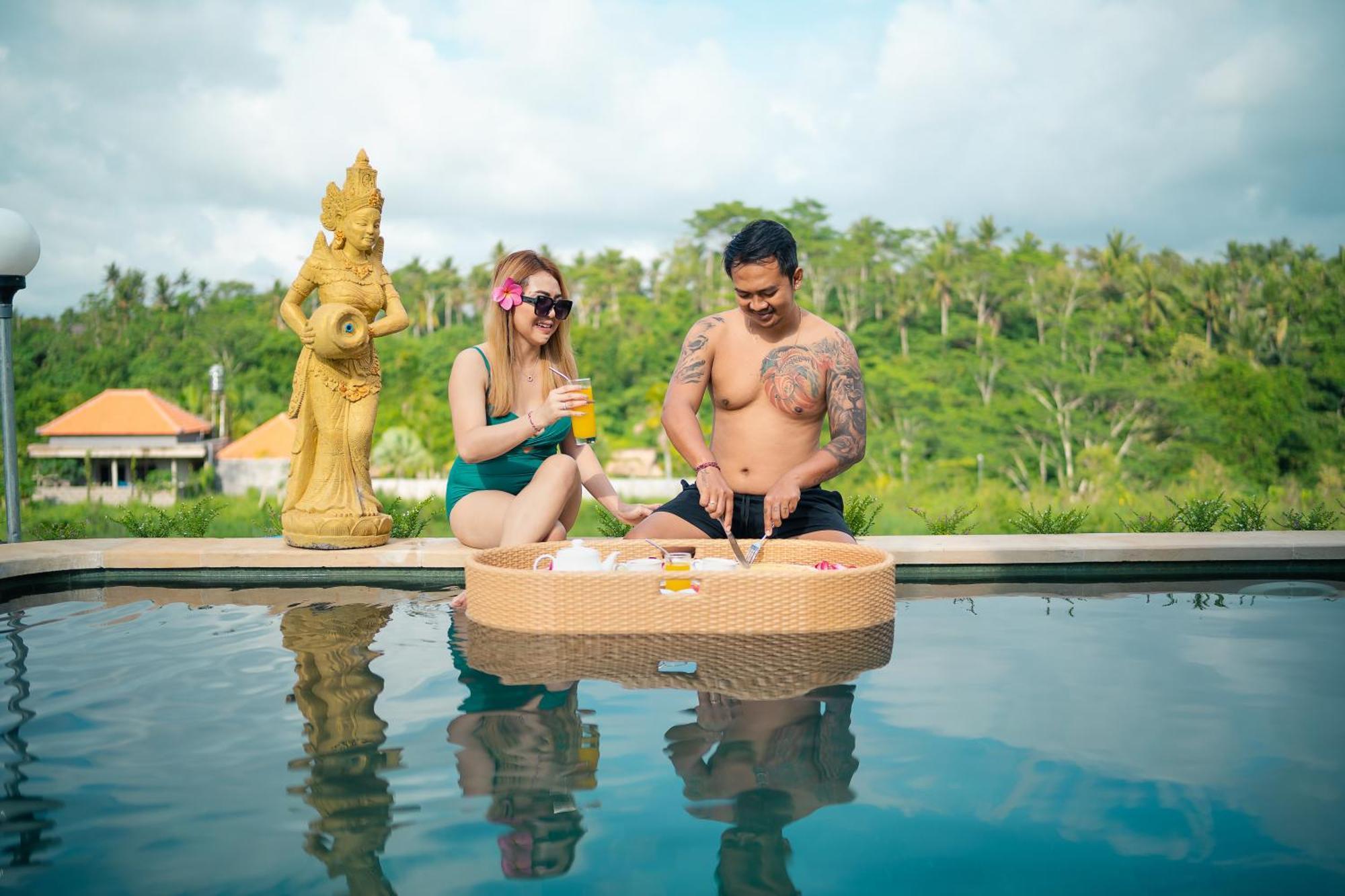 The Pyramid Ubud River Villas Gianyar  Bagian luar foto