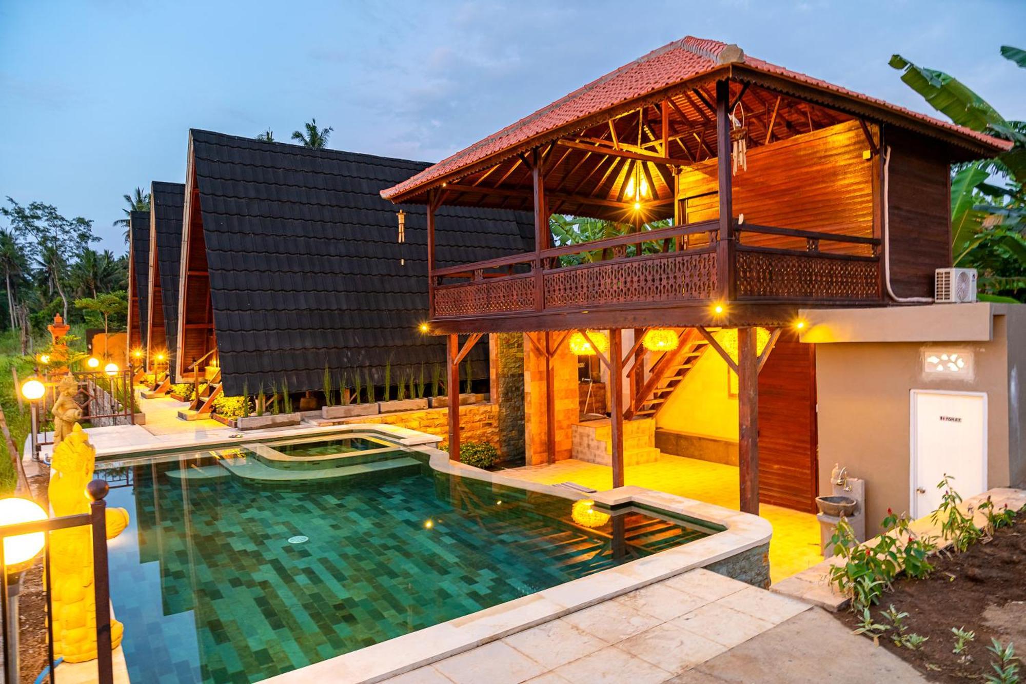 The Pyramid Ubud River Villas Gianyar  Bagian luar foto