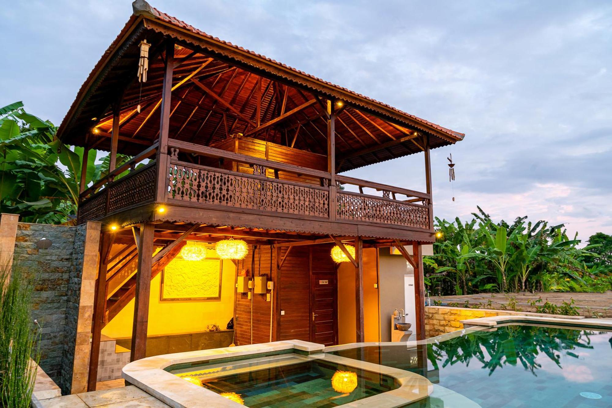 The Pyramid Ubud River Villas Gianyar  Bagian luar foto